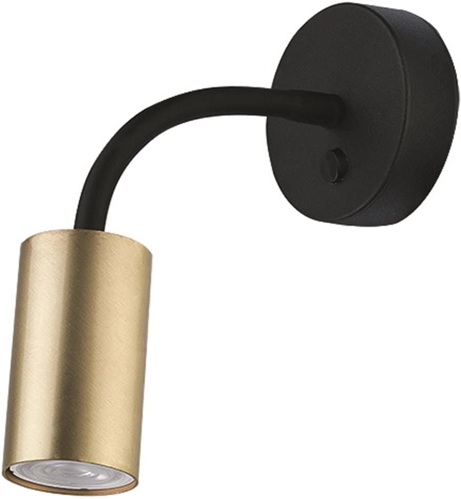 Applique LED Nowodvorski Eye Flex ottone/nero GU10 10W