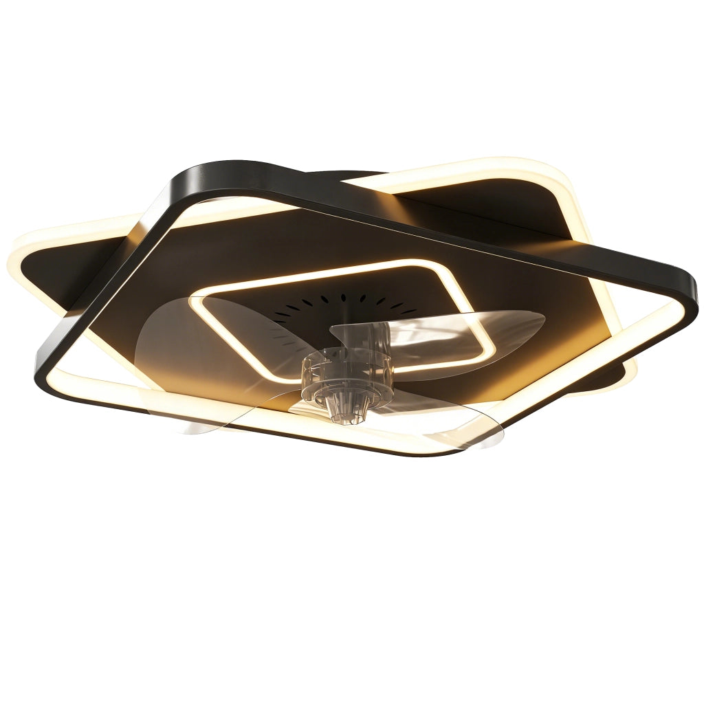 Ventilatore da soffitto con luce LED e telecomando ¨C Xylo ¨C 6 velocit¨¤, 3 temperature di colore