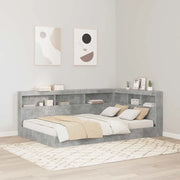 Testata contenitore Grigio cemento 120 cm Legno multistrato 3335480