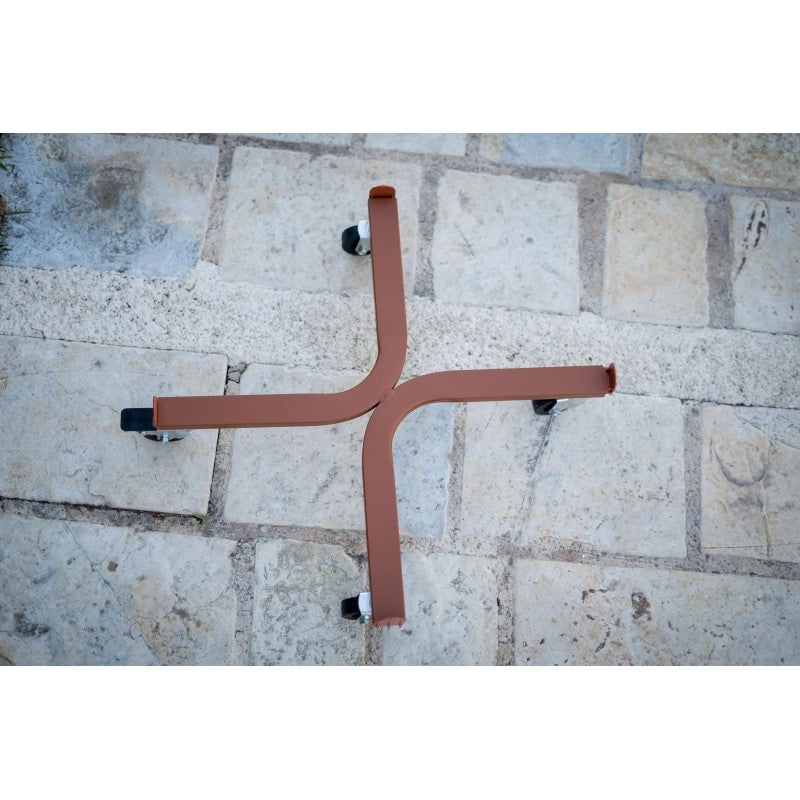 Carrello Porta Piante Linea Speedy Circolare Diam 50 Cotto Tecnokit