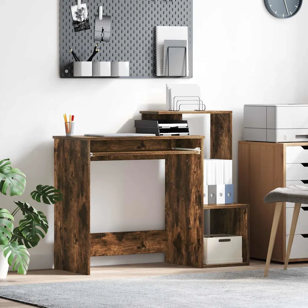 Scrivania Rovere fumé 106 x 41 x 88.5 cm Legno multistrato 869470