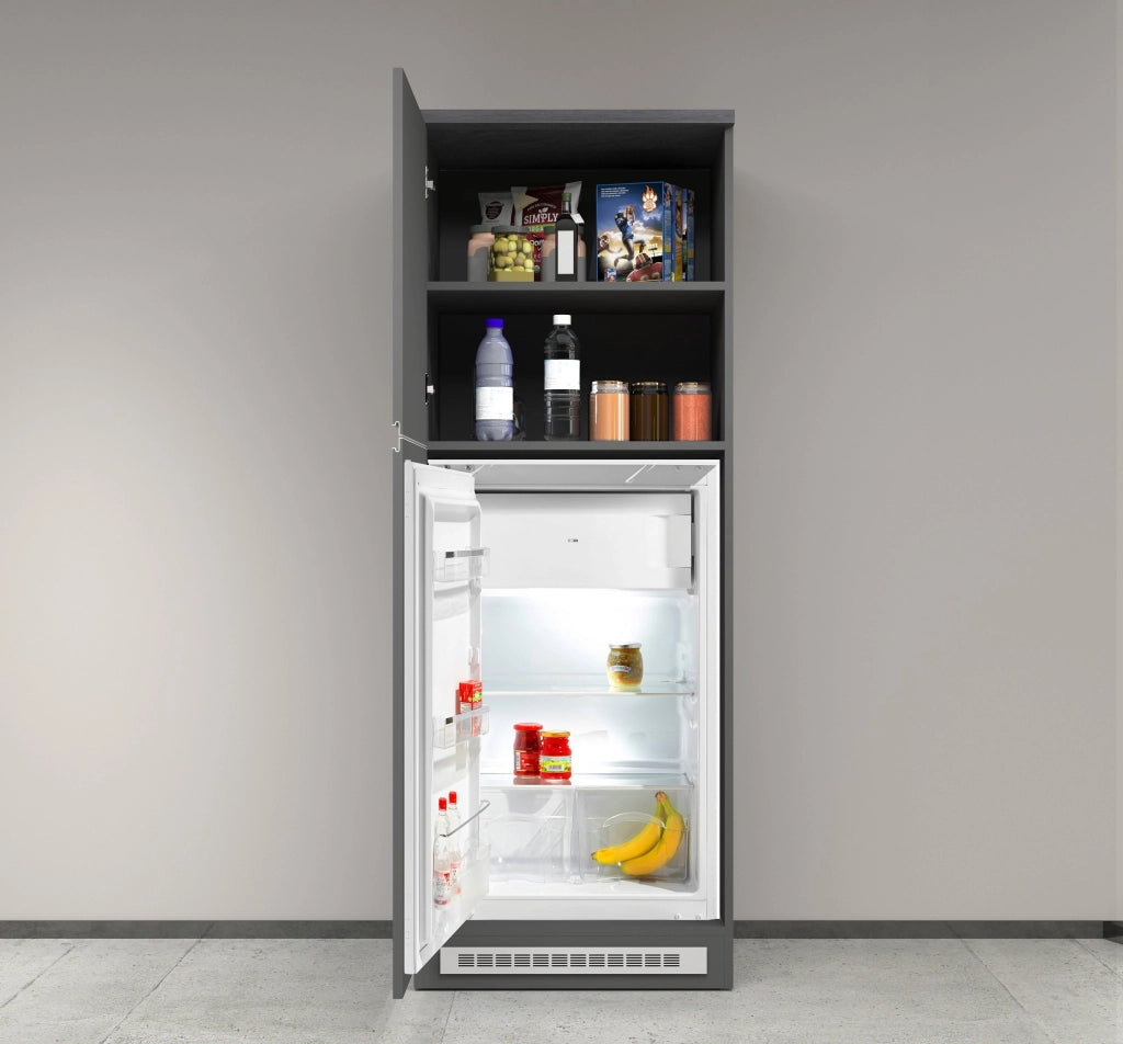 Colonna Porta Frigo SOLE - Antracite/Report, Moderna e Funzionale