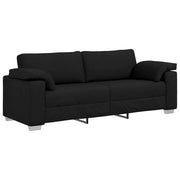 Divano-Sofa-Divanetto Nero 219 x 77 x 82 cm Tessuto