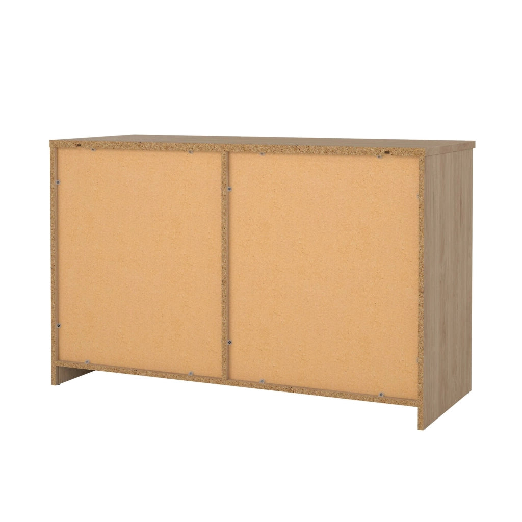 Credenza Bebinca, Buffet da soggiorno, Madia da salotto, Dispensa da cucina, 119x50 h76 cm, Rovere