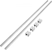 Geleiter lineare lineare rail 2 pezzi SBR20-2200mm acciaio di carbonio rail di alluminio SBR20UU blocchi di guida lineare lager lineare
