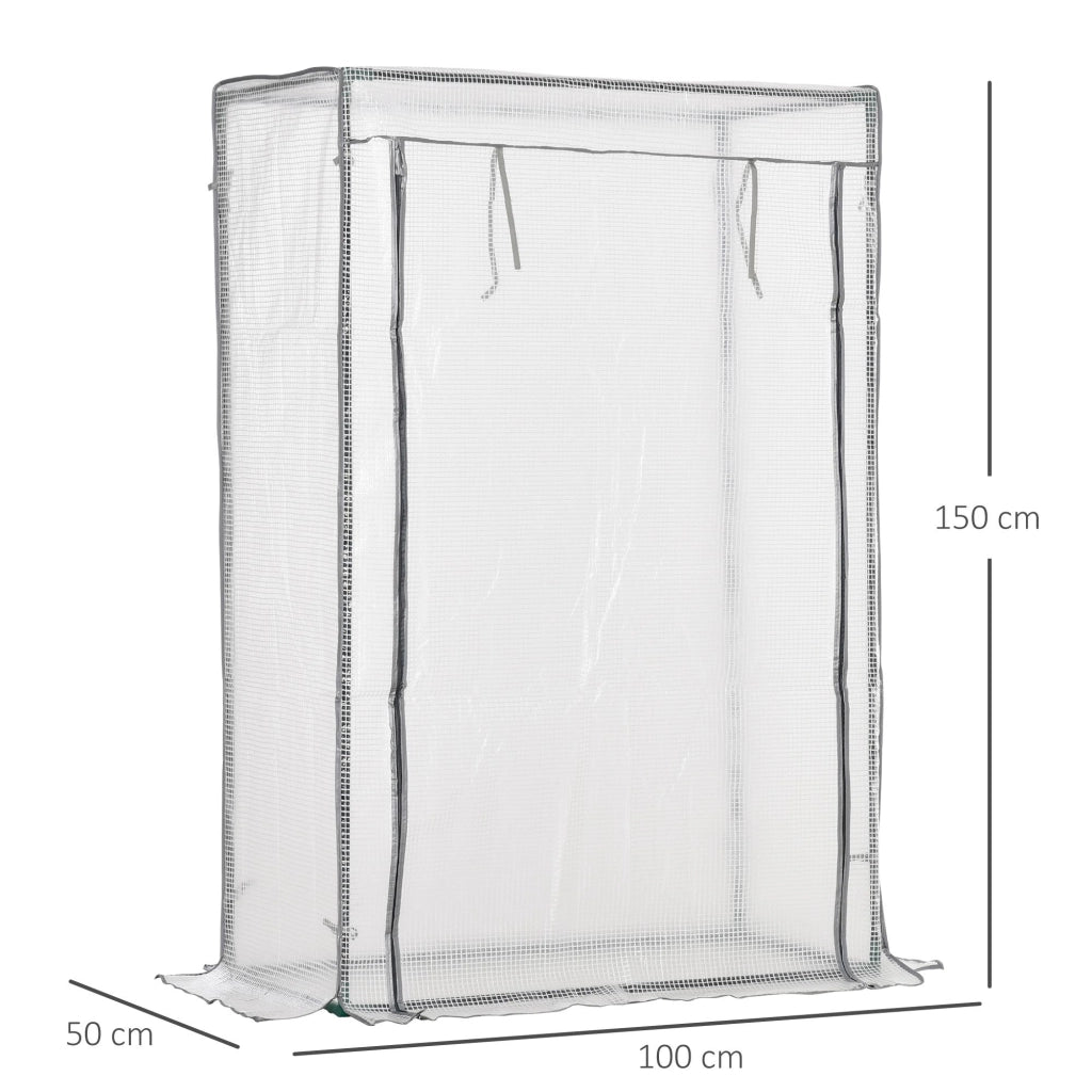 Serra da giardino ¨C Minimal ¨C 100x50x150 cm bianco