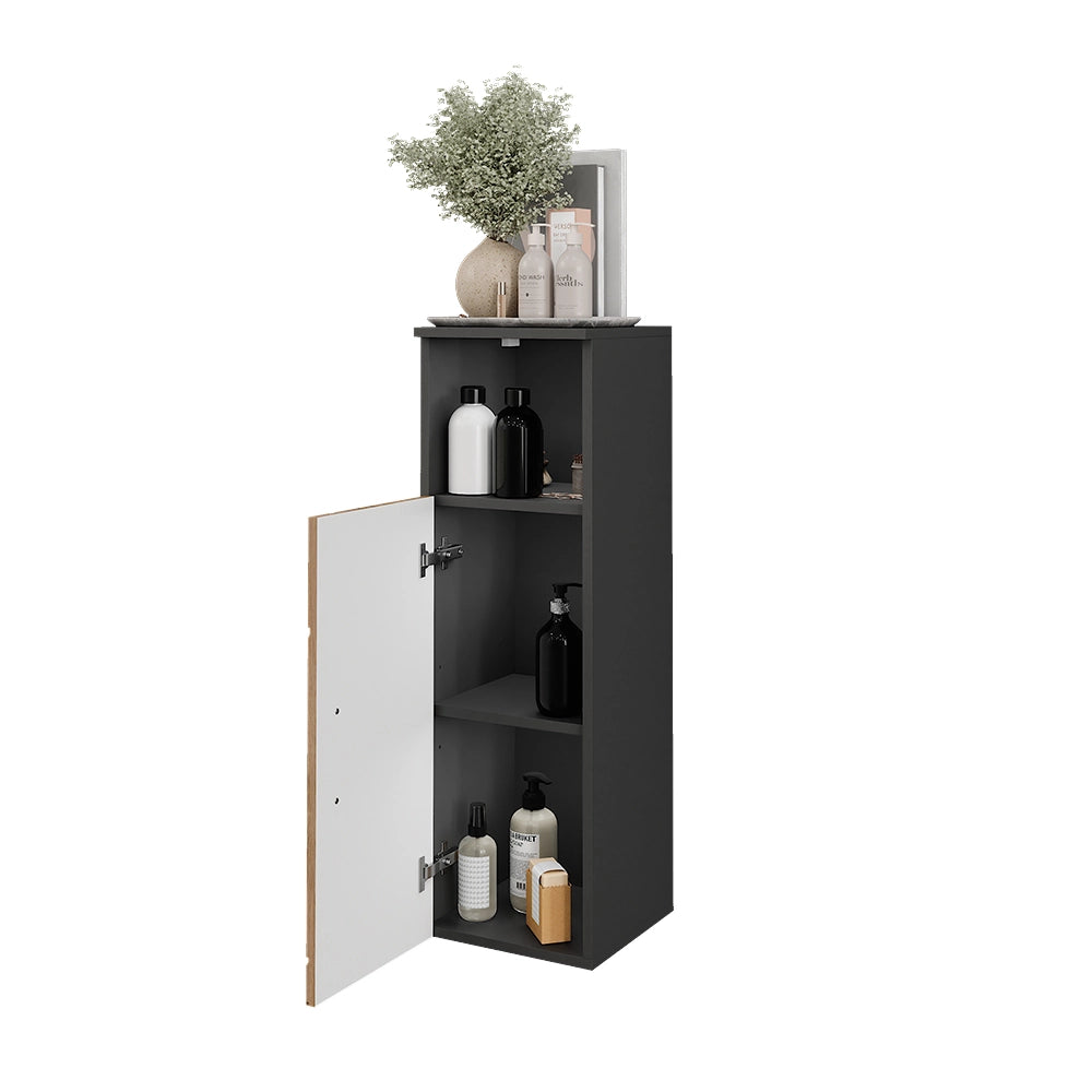 Vicco Mobiletto midi Antracite/Artisan 30 x 93 cm con 1 porta