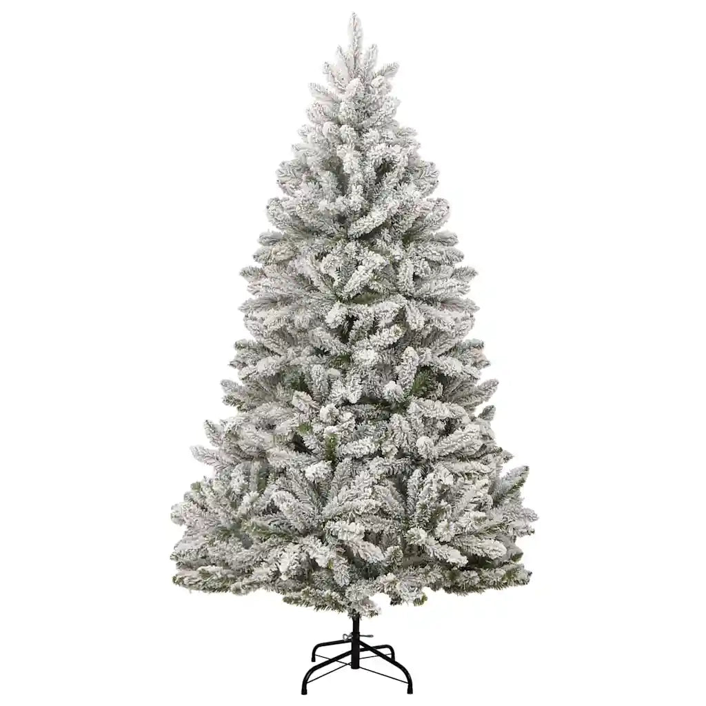 Albero di Natale artificiale con 300 LED Verde e Bianco 210 cm 3395764