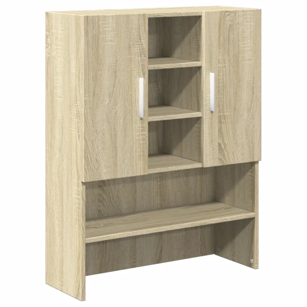 Mobili Lavatrice 2pz Rovere Sonoma in Legno Multistrato 3307666