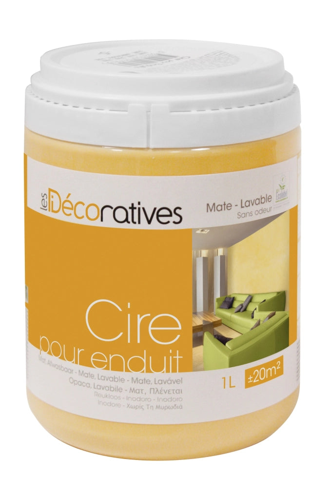 CERA DECORATIVA DA 1 LITRO COLORE TIGLIO