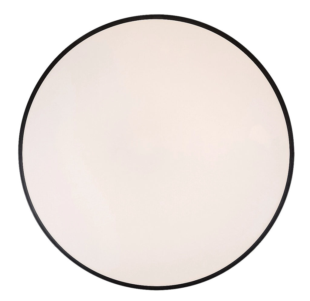 Plafoniera LED 60W 60cm nera opaca con telecomando