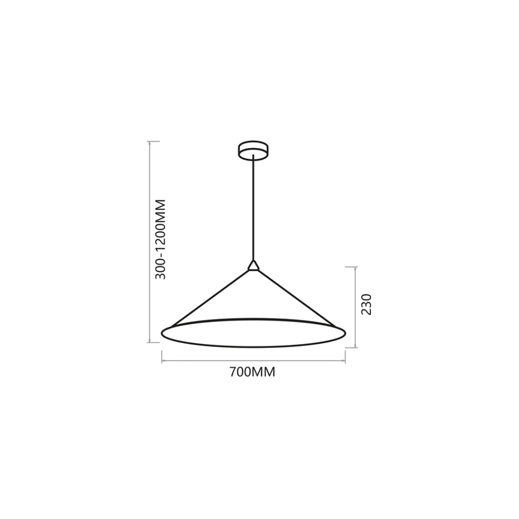 Lampada a sospensione nera oro Ø70 E27 Fuji Milagro