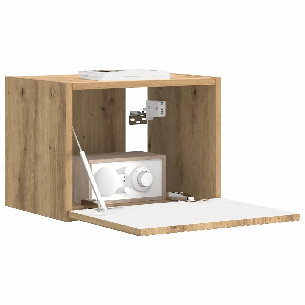 Mobile TV da parete Rovere Artigianale 39 x 31 x 29,5 cm 892187