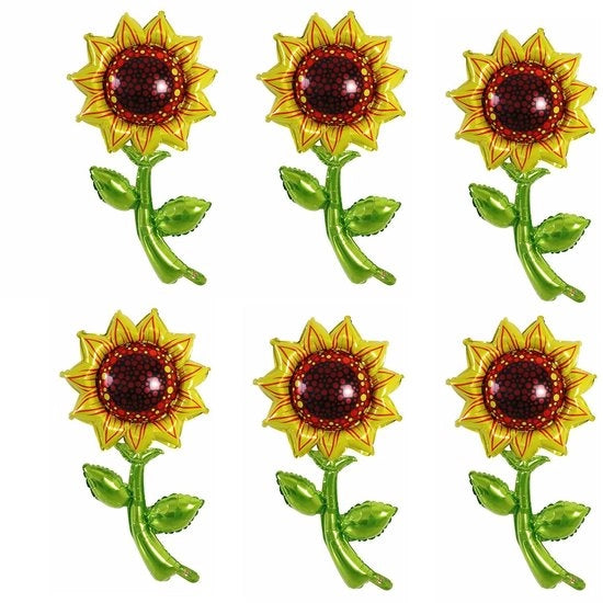 Girasoli in Ballooni di Alluminio 36 Pollici - Decorazione di Festa per Matrimonio e Compleanno Estivo
