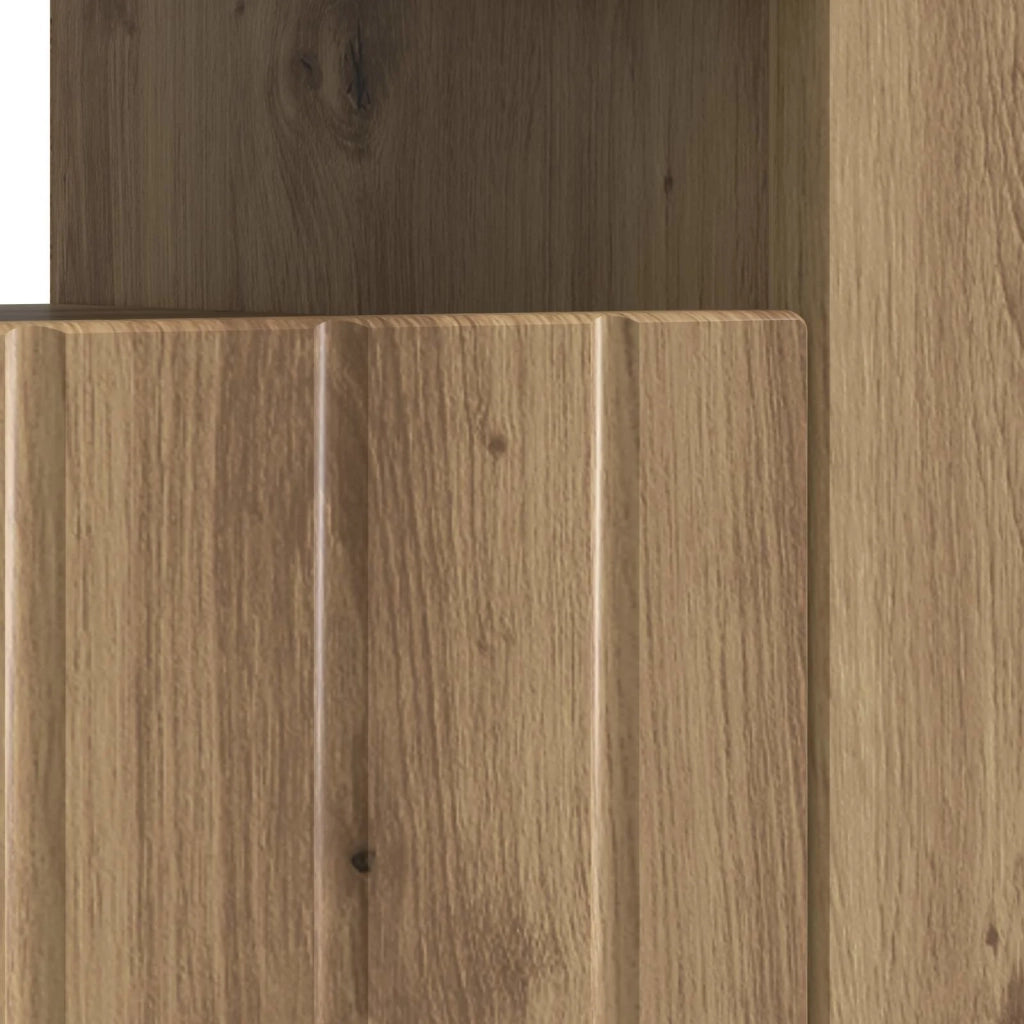 Mobile TV LED Rovere Artigianale Legno ingegnerizzato 896474