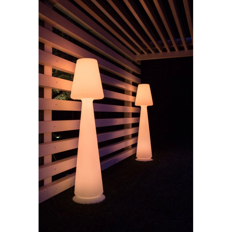 Lampada da terra di design H165 in polimero LED RGB per interno ed esterno - Made in Italy - Monacis