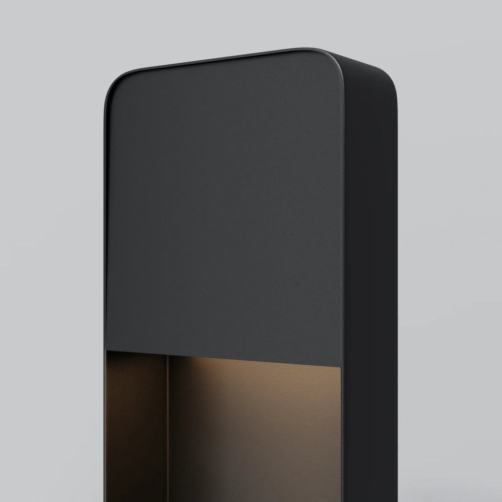 Maytoni Lampada da terra Porte 1 luce LED integrato IP54 nero alluminio