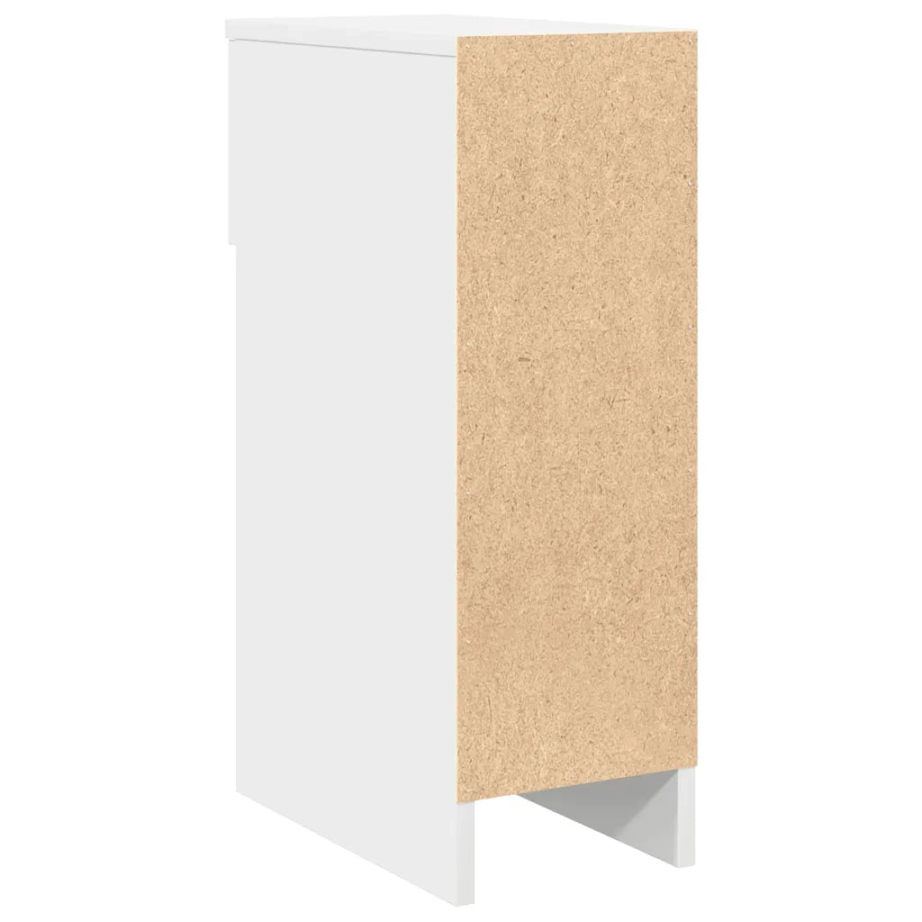 Comodini con Cassetto 2 pz Bianco 20x36x60 cm 858696