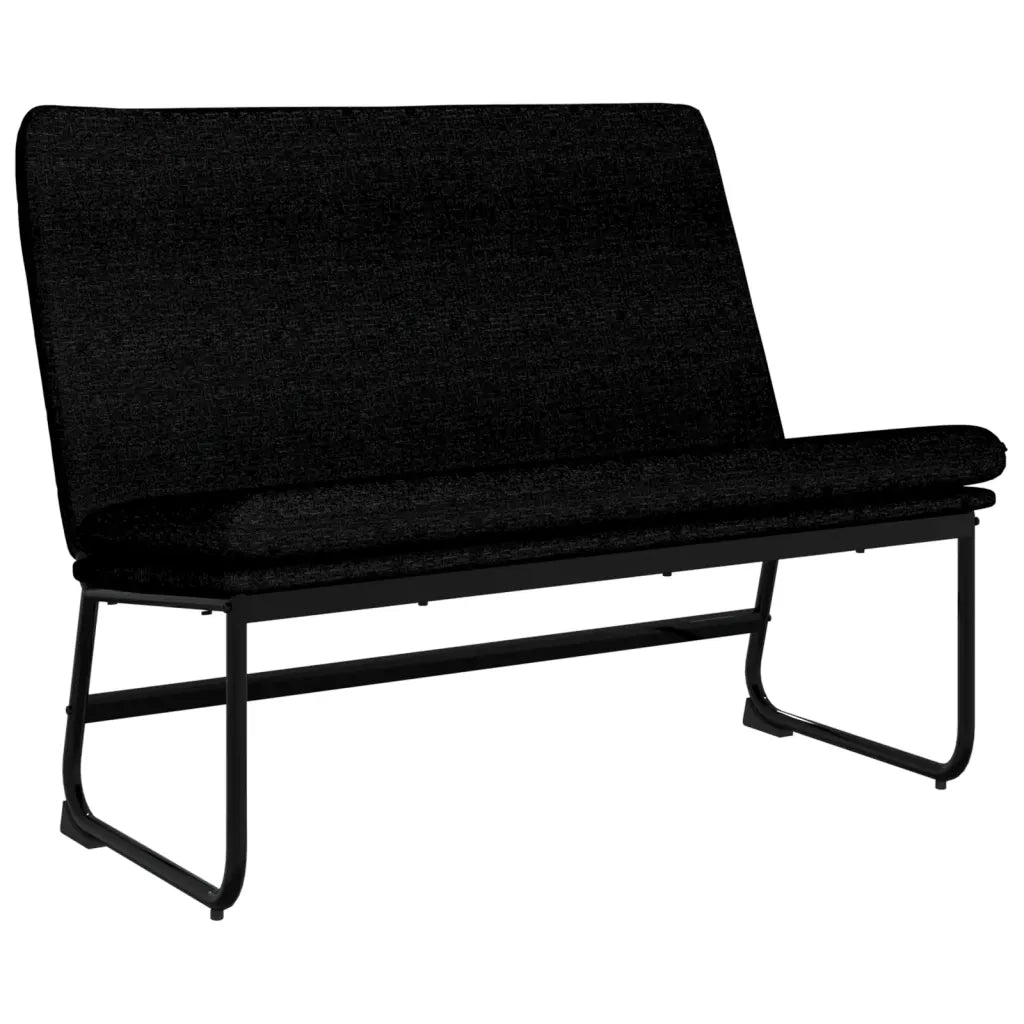 Panca Nera 100x75x76 cm in Tessuto 351323
