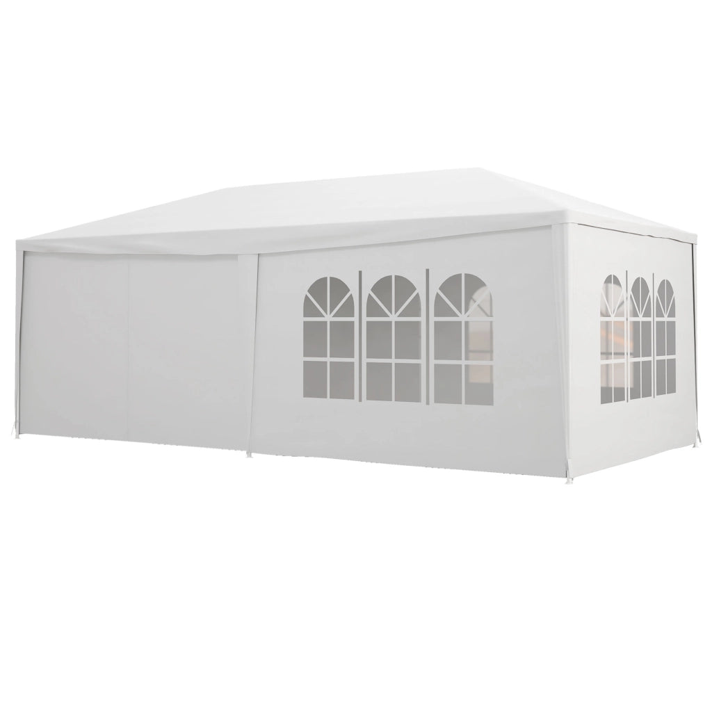 Gazebo da Giardino ¨C Minimal ¨C Bianco 6x3 m