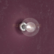 WILLOW APPLIQUE 1 LUCE VETRO TRASPARENTE 1098-A-TR