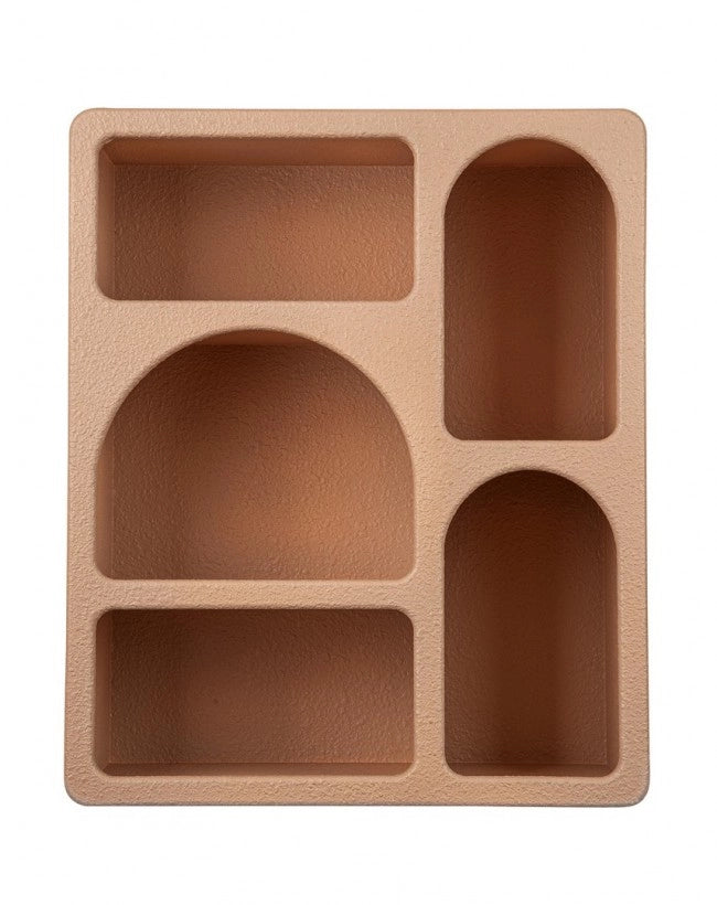 Mensola MDF Mattone Moderna da Parete H48 cm - SILKY