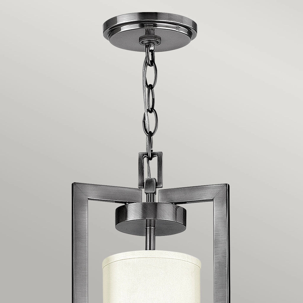 Lampadario moderno Hampton nichel antico 4xE27 Hinkley