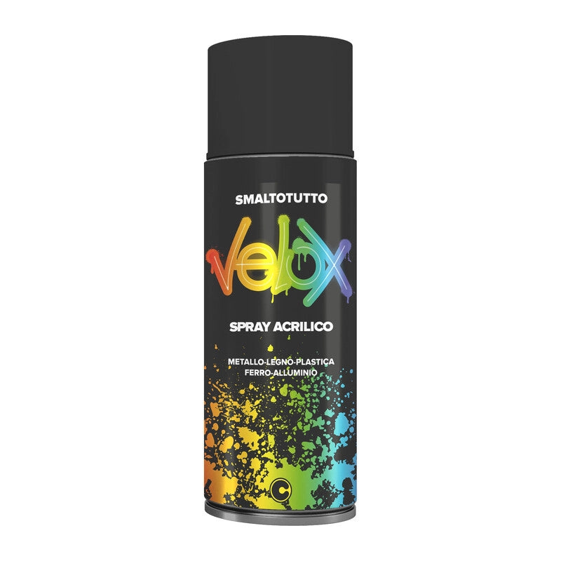 VELOX SPRAY ACRILICO GRIGIO SEGNALE RAL 7004- ITAL G.E.T.E.- 6,0 pz