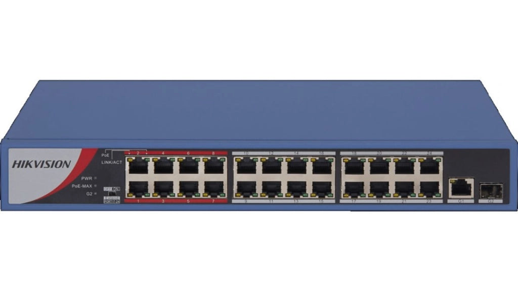 Hikvision DS-3E0326P-E/M Switch PoE 26 Porte