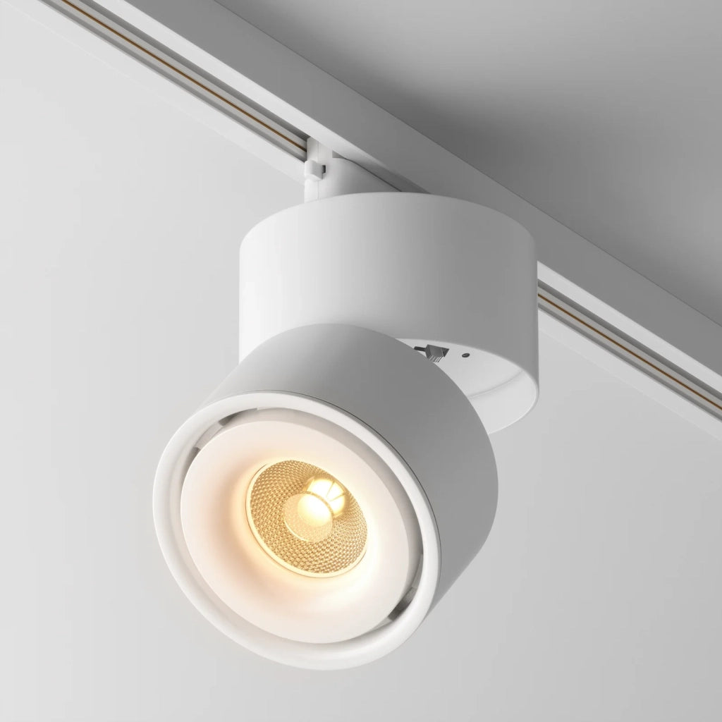 Maytoni Faretto LED integrato UNITY Yin 1 luce bianco alluminio