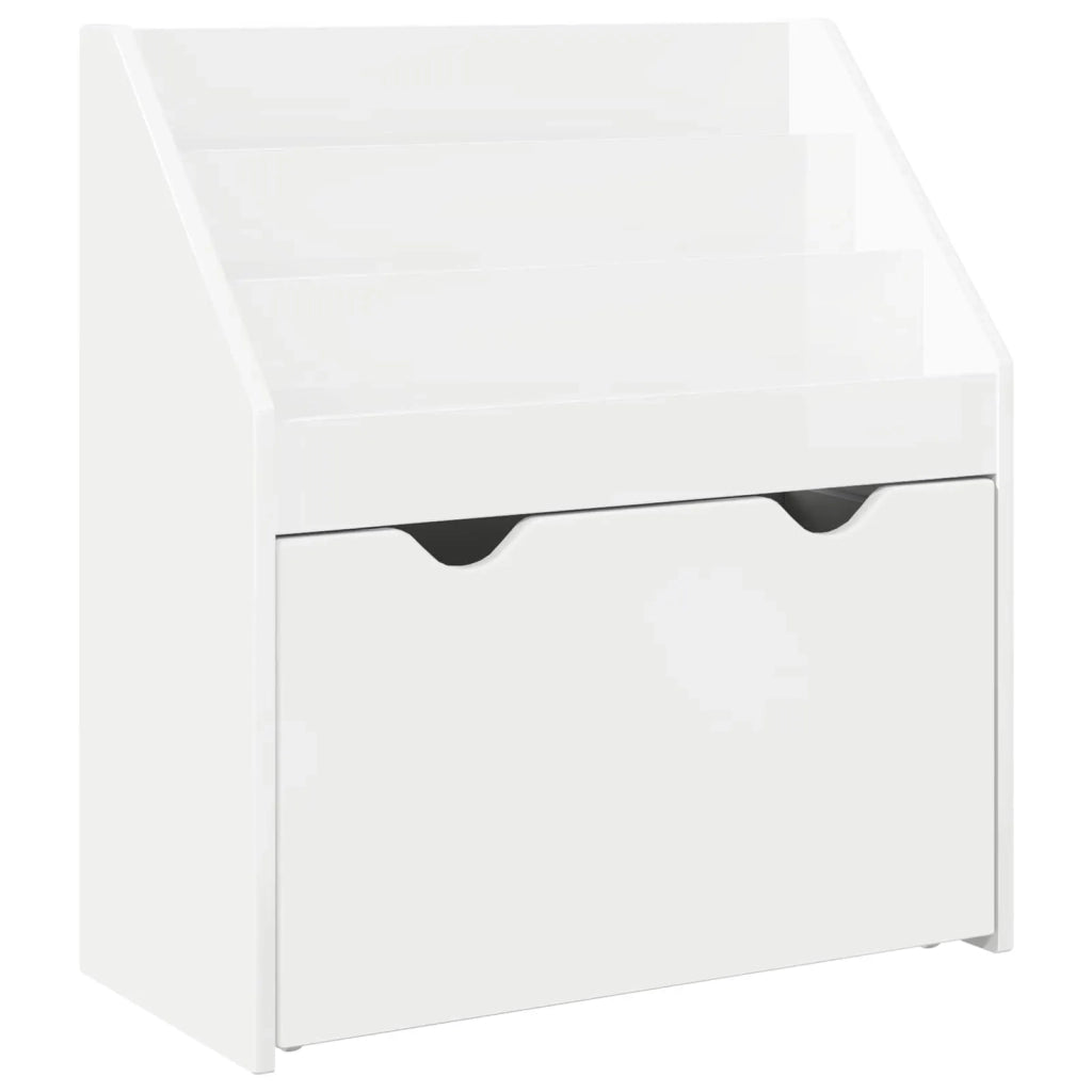 Libreria per Bambini Bianco Lucido 60 x 29,5 x 69 cm 892393