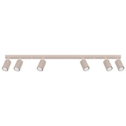 Lampada da soffitto KARBON 6L taupe
