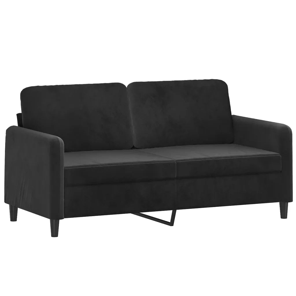Set di Divani 3 pz Nero in Velluto 3201989