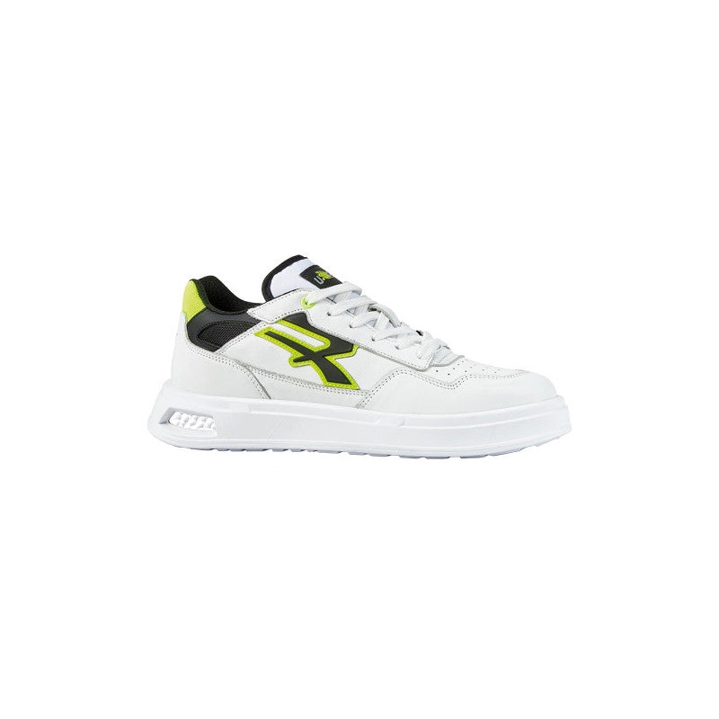 Scarpe basse U-Power Urban Harlow n.42 – pelle bianca con dettagli blu e suola Infinergy® antiscivolo – U-Power