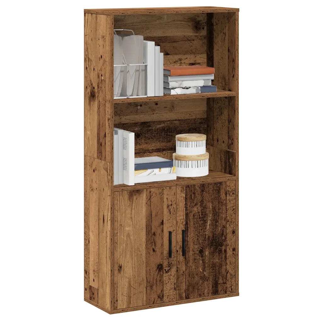 Libreria Legno Vecchio 60x24x120 cm in Legno Multistrato 860425