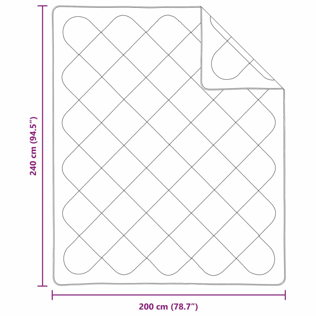 Piumone con cuscino 3 pcs Bianco Microfibra 3377676