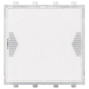 Pulsante ave domus s44 10a bianco con targhetta illuminabile