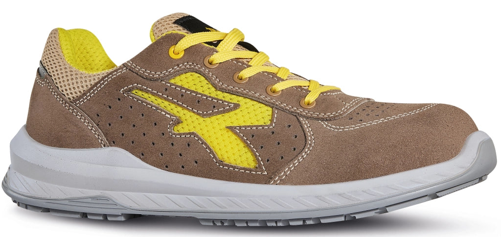 U-Power SCARPE ANTINFORTUNISTICA BASSE S1P SRC ESD REFLEX Col. Beige Mis. 41
