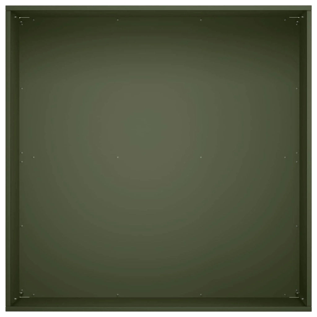 Vaso da giardino 2 pz Verde Oliva 40 x 40 x 30 cm 8005043