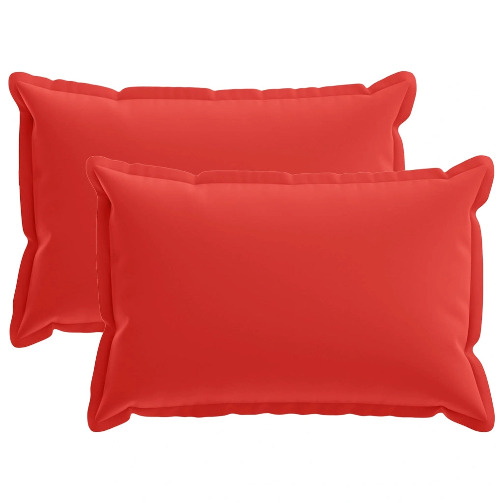 Federa 2 pcs HOUTEN Rosso 50 x 70 cm Poliestere 919593