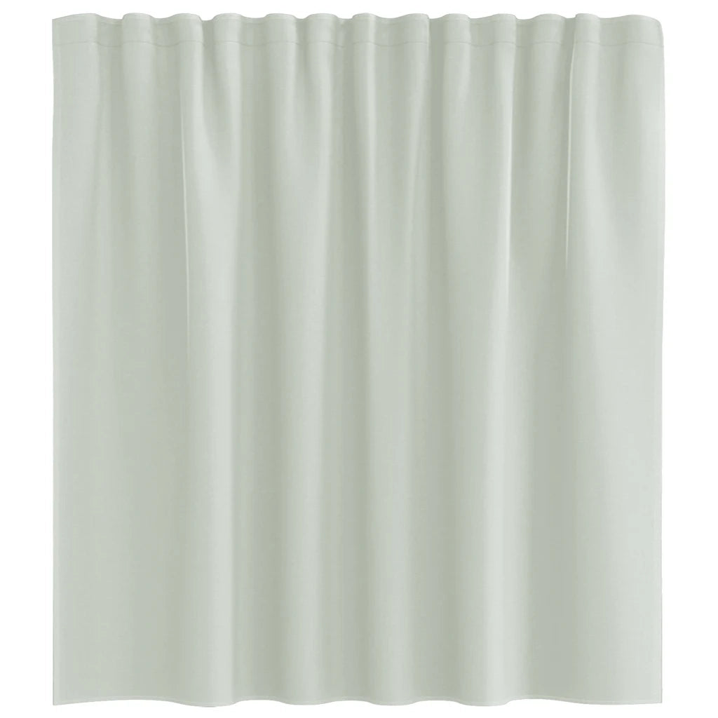 Tende in Voile con Tasche per Aste 2 pz Grigio Chiaro 4102206