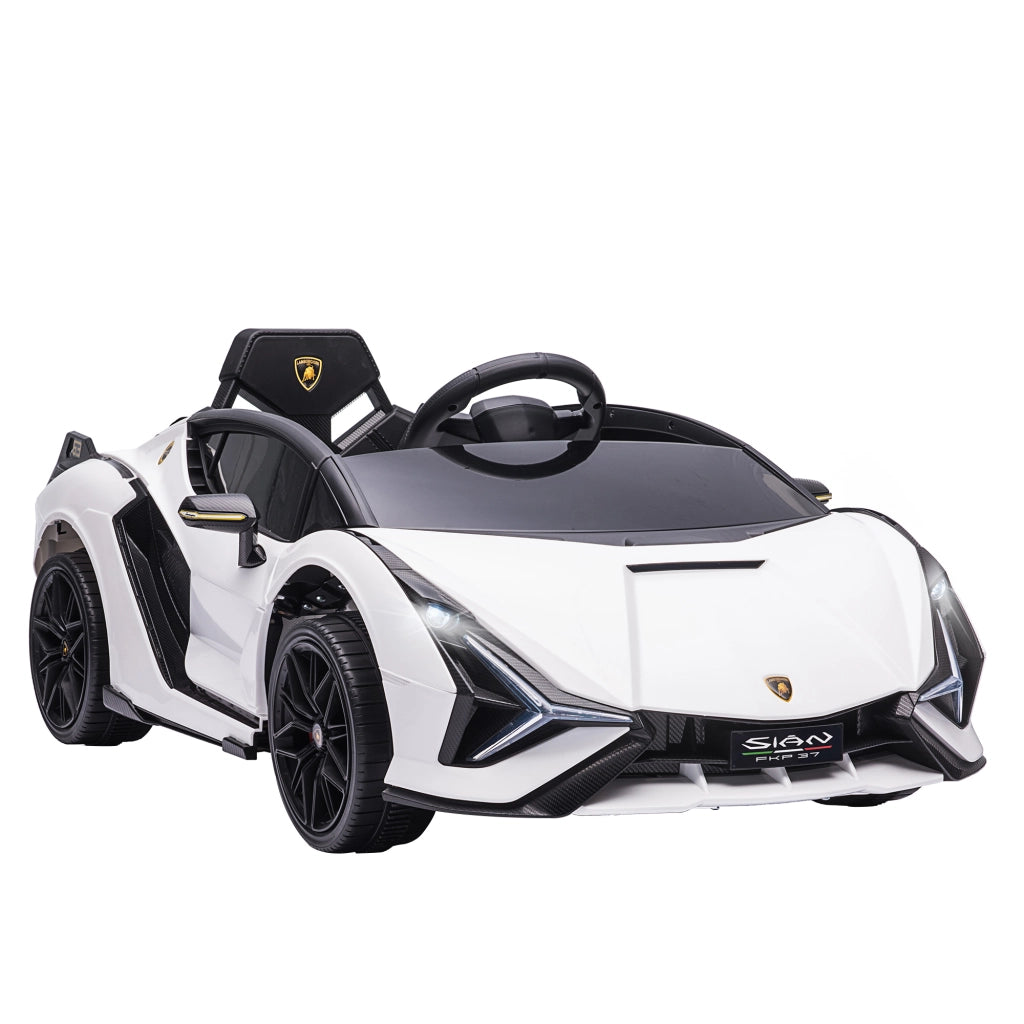 Macchina Elettrica Bambini 3-5 Anni ¨C Minimal ¨C Bianco