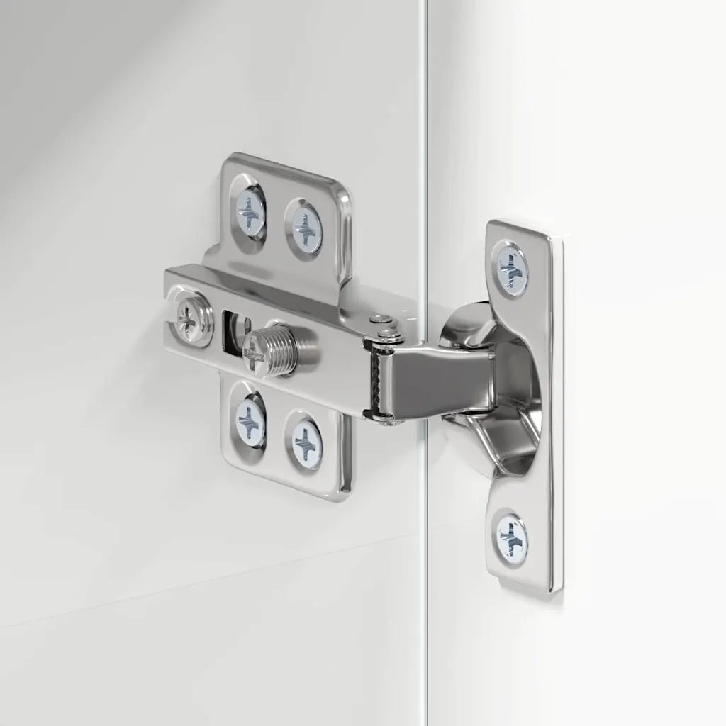 Mobiletto per specchio da Bagno | Armadio da bagno con porta TULUM Bianco Lucido