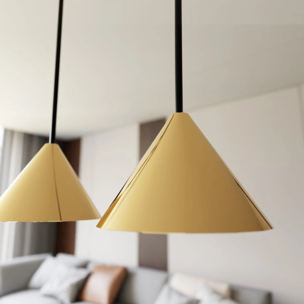 Lampada a sospensione Emibig ELIT barra nera oro 4xGX53