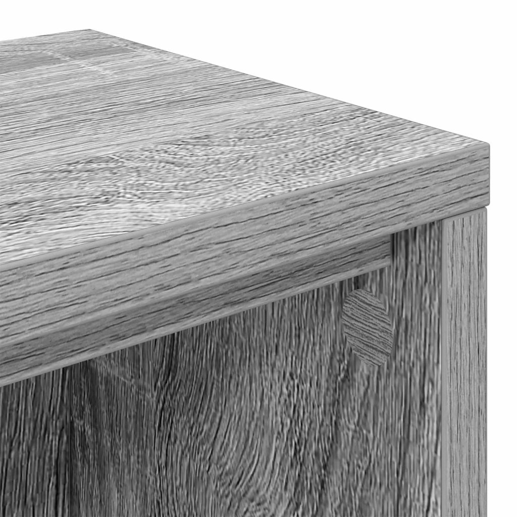 Scrivania studio Sonoma grigio 110 x 36 x 19,5 cm 8006713