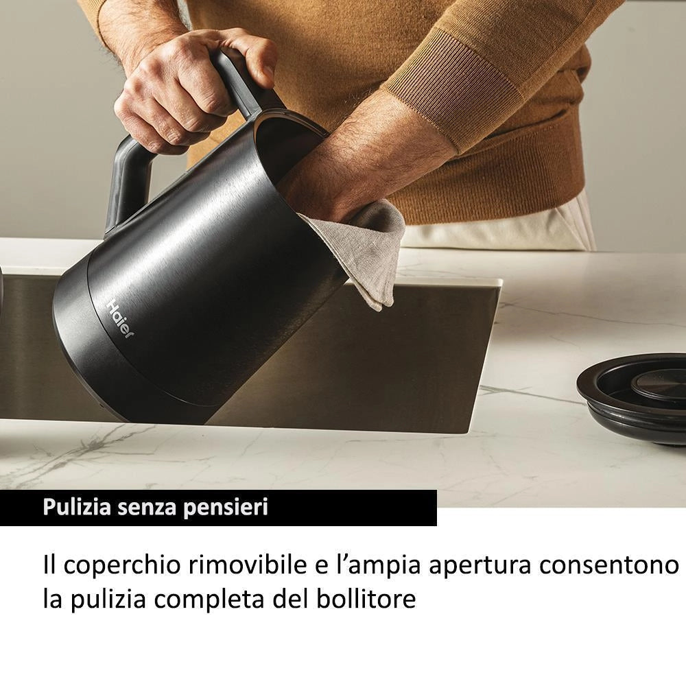 Haier SERIE 5, Bollitore, Nero, HKE5A 011