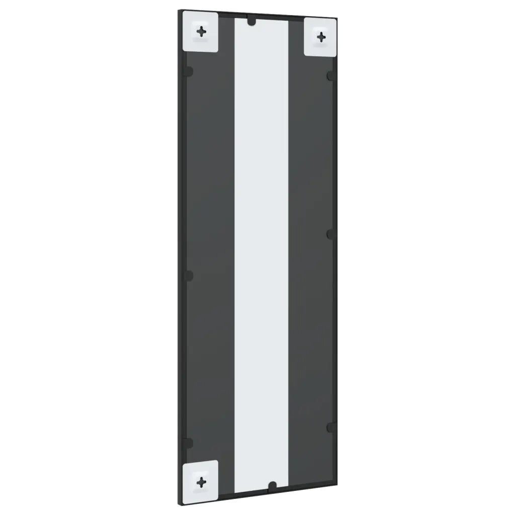 Specchio da Parete | Specchio decorativo Nero 30x80 cm Rettangolare in Ferro