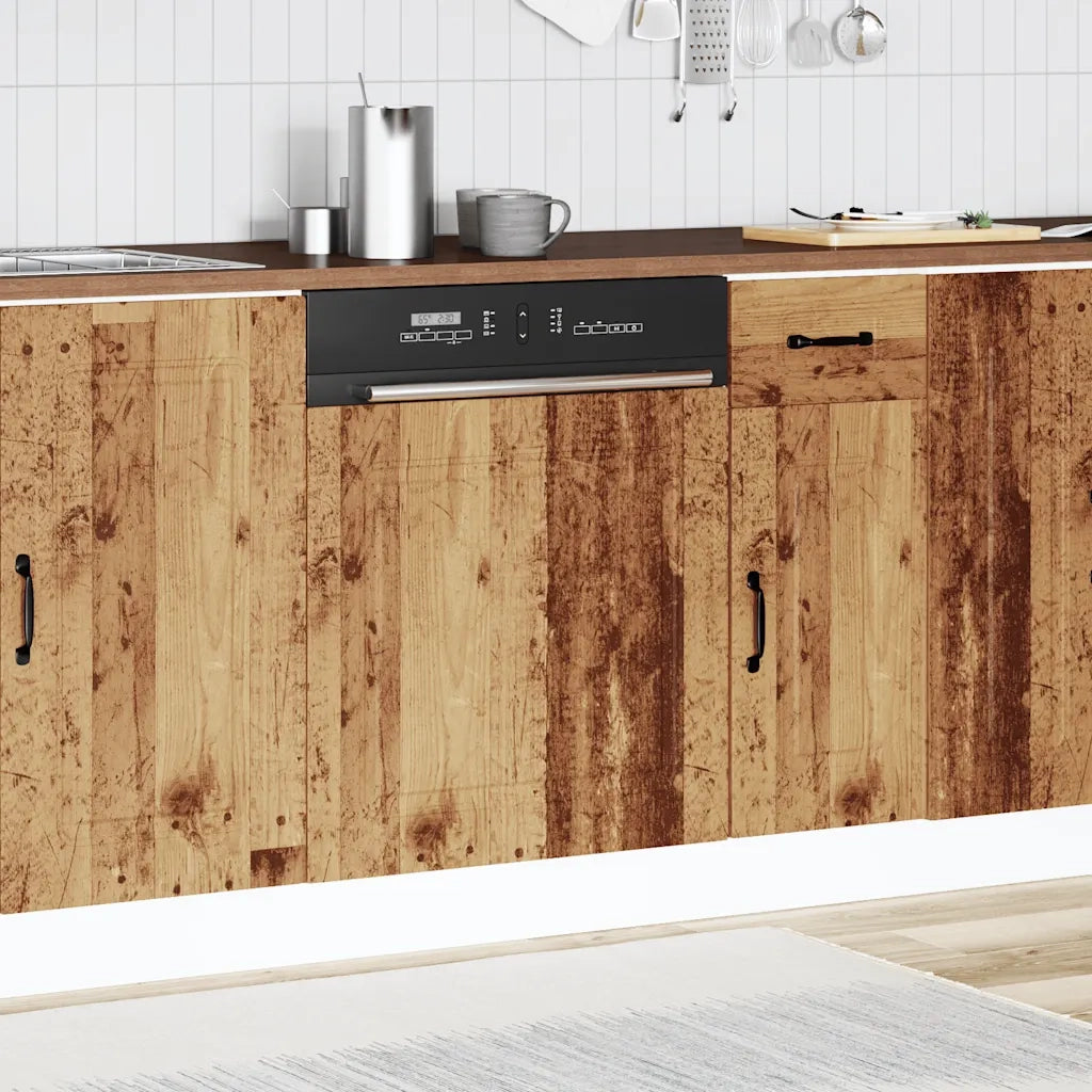 Pannello Lavastoviglie Kalmar Legno Antico 60x1,5x67 cm