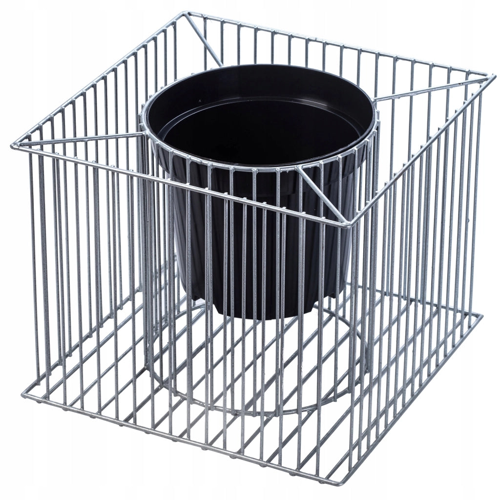 Vaso per gabbioni KADAX, copertura per gabbioni in acciaio per fiori, giardino in pietra, esterno