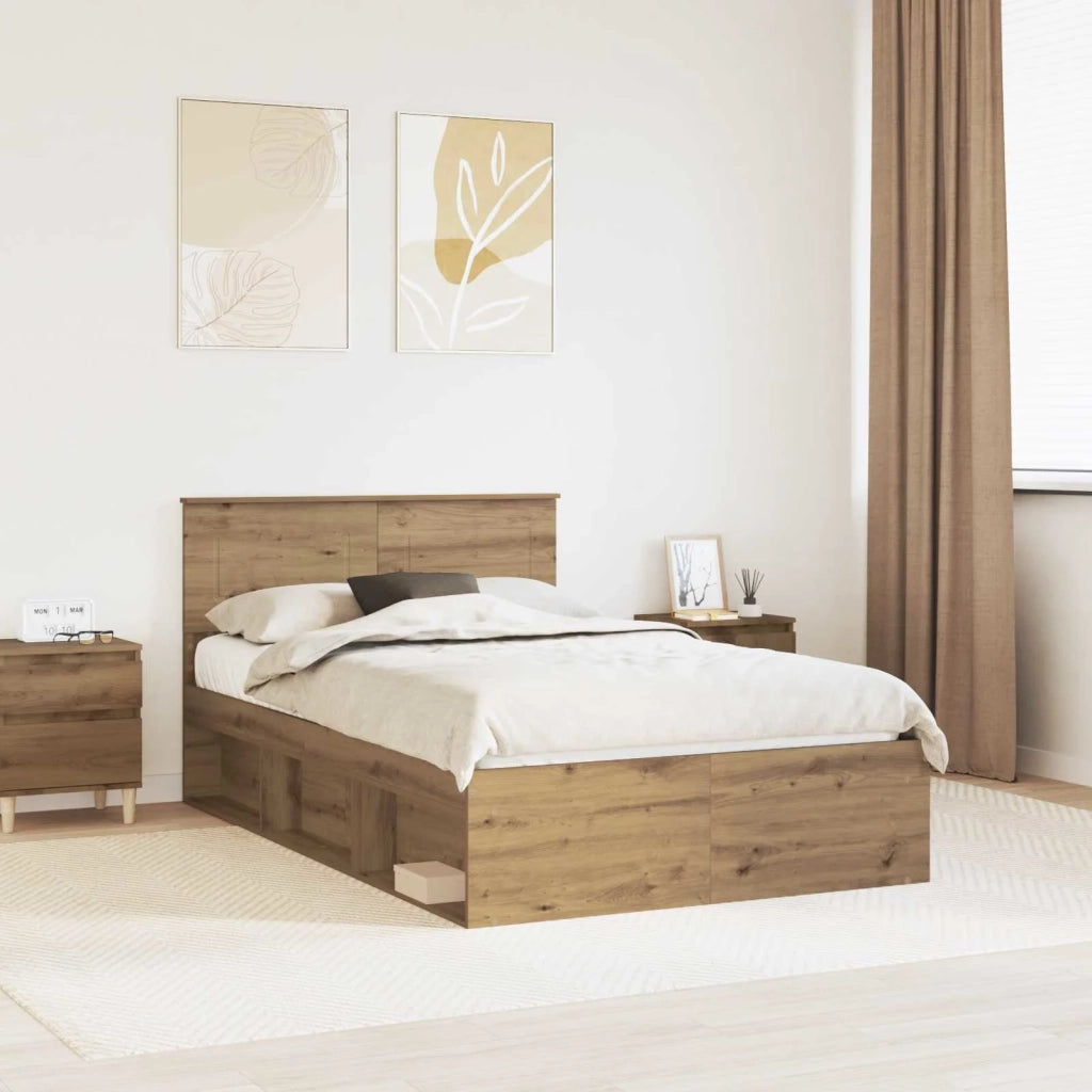 Struttura del letto Rovere Artigianale 120 x 200 cm 3407912